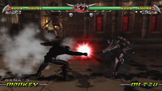Mortal Kombat Deception: Noob-Smoke Modo Arcade смотреть онлайн