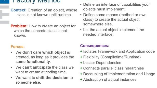 The Factory Method Design Pattern смотреть онлайн