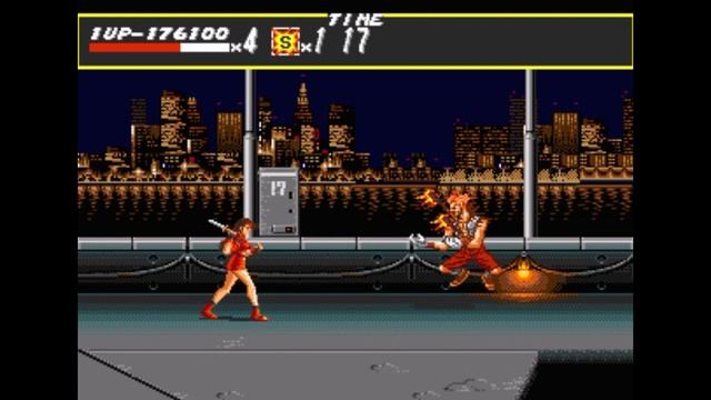 Sega Mega Drive 2 (Smd) 16-bit Streets of Rage 1 (Bare Knuckle) Round 4