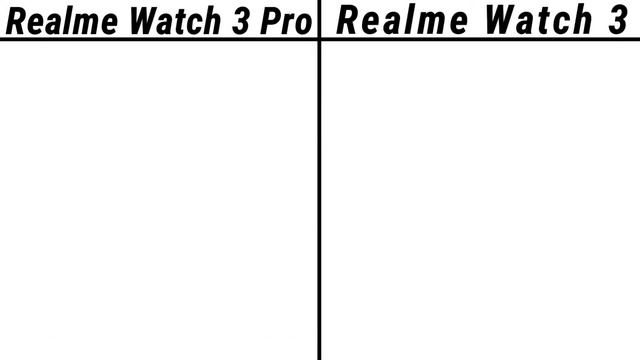 Realme Watch 3 Pro VS Realme Watch 3 смотреть онлайн