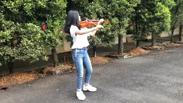 Lambada - Cover musik Salsa - Biola By Veranika смотреть онлайн