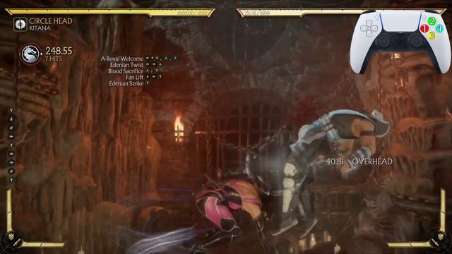 Mortal Kombat 11 Kitana Combos - MK11 Kitana Combo Tutorial