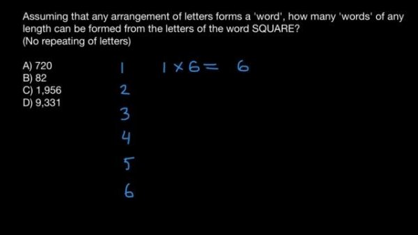 Permutation sample problem