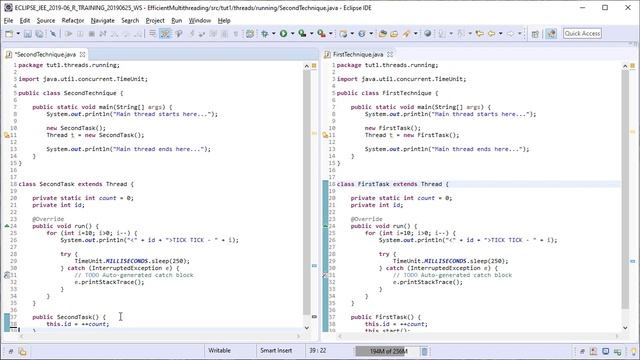 Java Multithreading 04 - Creating Threads Using Threads API | 2nd Technique смотреть онлайн