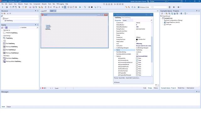 VCL TaskDialog: Example 2: Using Command (link) buttons (5/7) смотреть онлайн