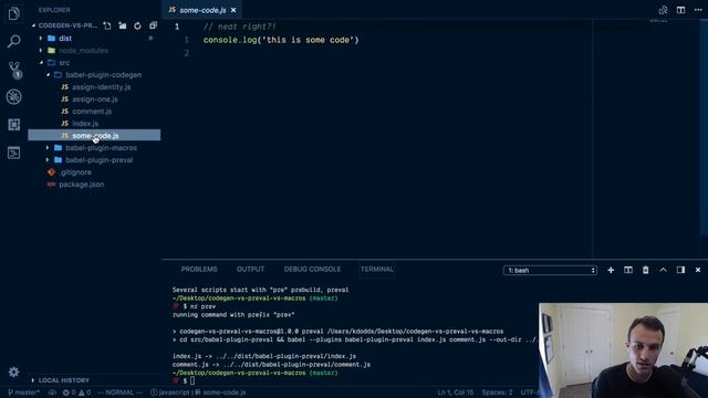 The difference between (and power of) the babel plugins codegen, preval, and macros смотреть онлайн