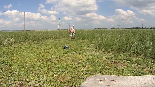 кошу траву на участке смотреть онлайн