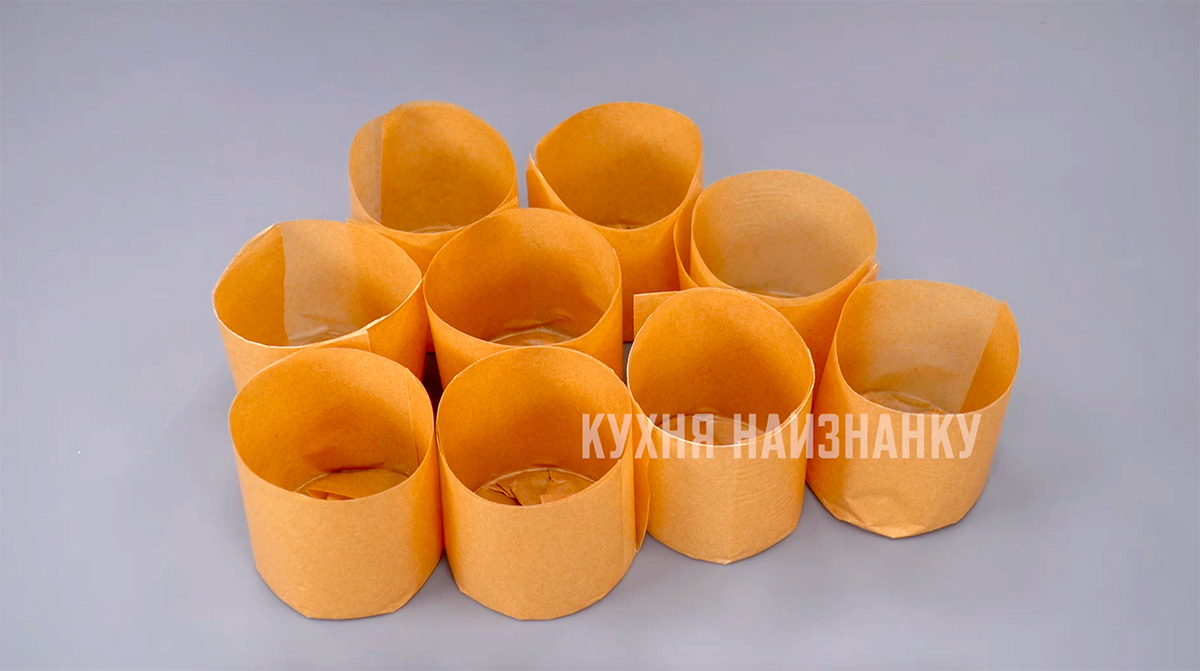 Формы для куличей из пергамента, без клея своими руками! Цена одной чуть более 1 рубля и просто!