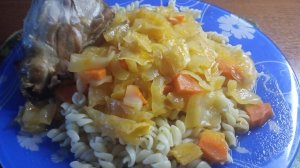 Мукбанг//Макароны С Тушёной Капустой