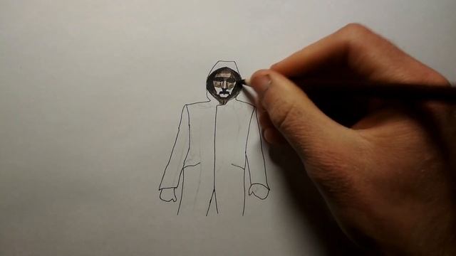 Как нарисовать ведущего из Игры в кальмара смотреть онлайн