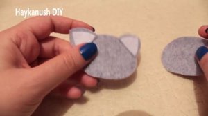 Игрушки из фетра своими руками. Котик из Фетра / Cat Felt  DIY Tutorial