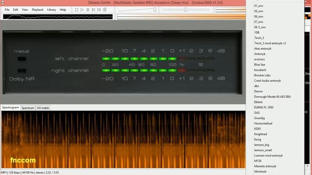 Foobar Player VU Plugins смотреть онлайн