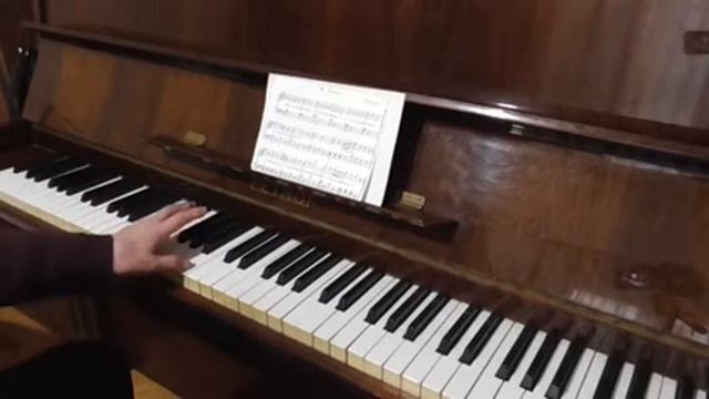 Разучиваем на ф-но :Гайдн Анданте.(Красивые пьесы для начинающих) смотреть онлайн