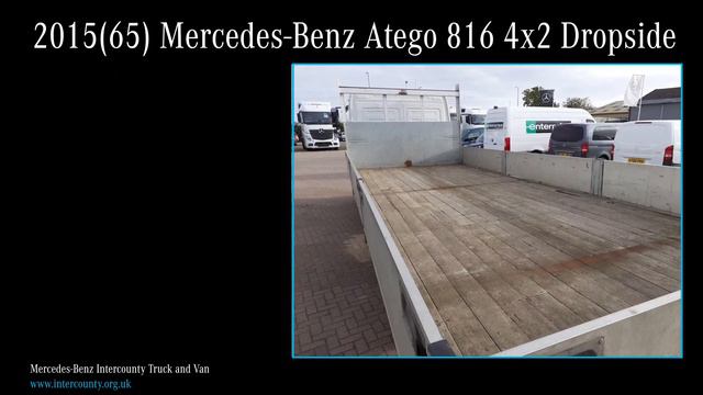 Used 2015 Mercedes-Benz Atego 816 4x2 Dropside FG65 HKT смотреть онлайн