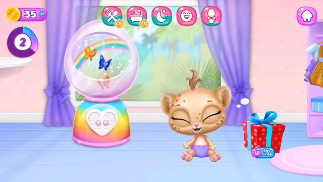 Amy Care - My Leopard Baby - Fluffy Baby Pet Animal Care Full Game смотреть онлайн