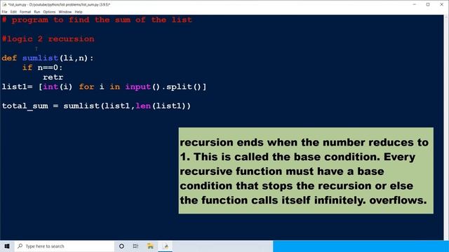 Python Tutorial-4 |Sum Of Values in List| Python List Data Structure| Sum |Lists| #ghcodingtechniqu смотреть онлайн