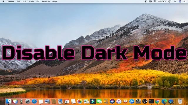 Dark Mode on macOS High Sierra | Enable Dark Mode in macOS Sierra смотреть онлайн