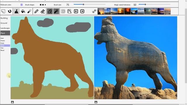 Drawing with AI, NO INSTALL required - GauGAN2 смотреть онлайн