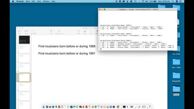 MongoDB - The Beginners Bootcamp - LESS THAN EQUAL ($LTE) смотреть онлайн