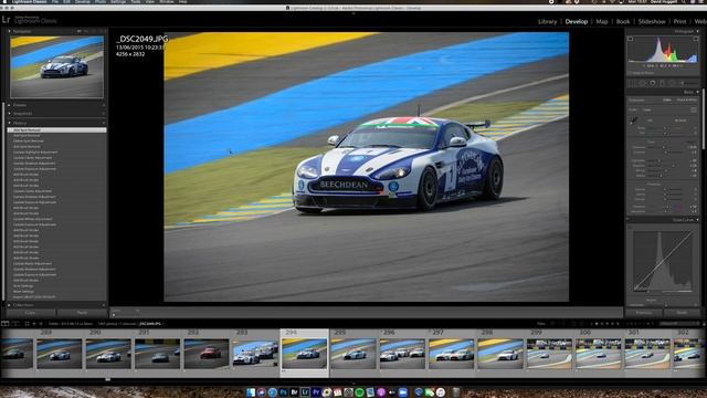 Editing Motorsport Images in Lightroom