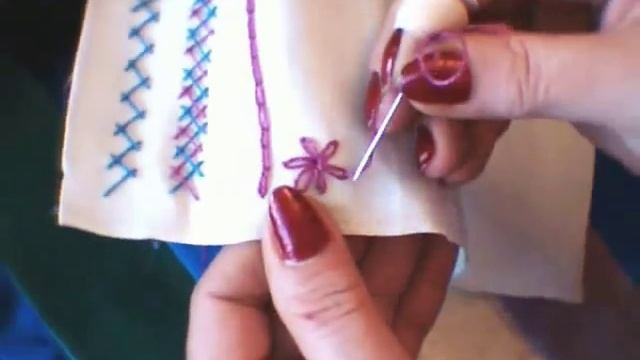 Декоративные стежки "Цепочка".wmv смотреть онлайн