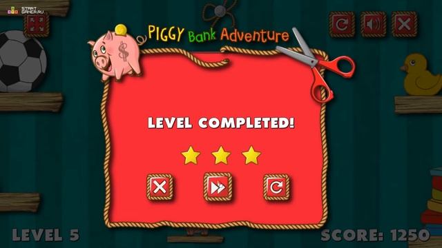 Игра "Копилка" (Piggy Bank Adventure) - прохождение смотреть онлайн