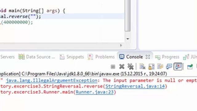 Startupfactory Java Course (Basics) - Exceptions смотреть онлайн