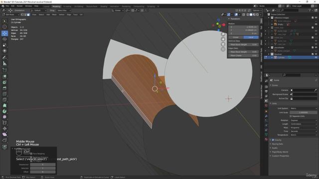 3. Моделирование в #blender, Часть 1