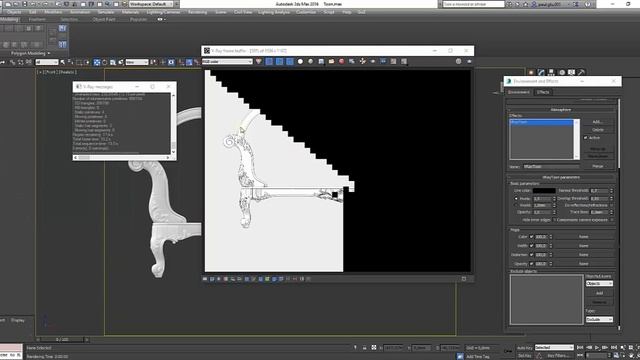 3dsMax уроки на русском 79 (стилизация рендера под чертеж)