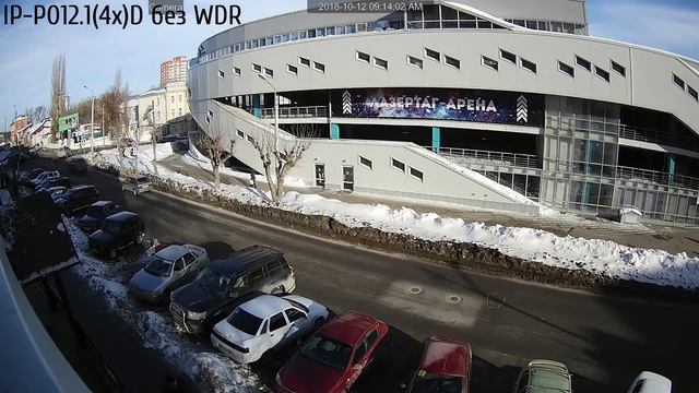 Работа WDR на видеокамере Optimus IP-P012.1(4x)D смотреть онлайн