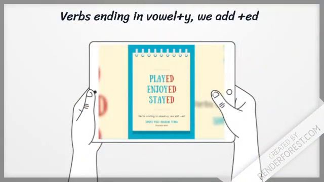 SIMPLE PAST REGULAR VERBS SPELLING RULES смотреть онлайн