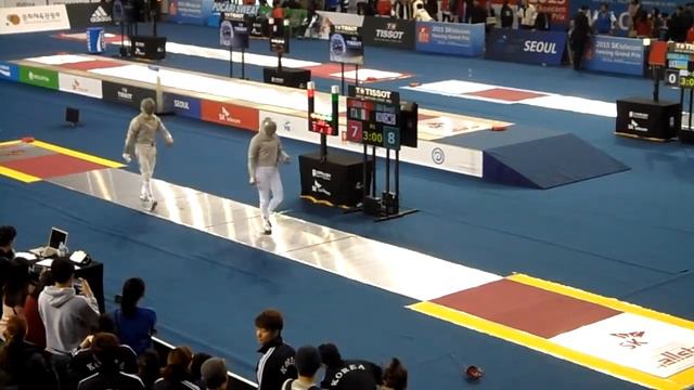 15.03.29 T64 GIANI Amedeo(ITA) vs GU Bongil(KOR) - 2015 Seoul Fencing MS Grand Prix смотреть онлайн