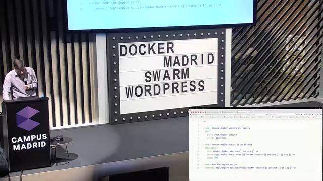 Docker Meetup @CampusMadrid - Emmet O'Grady - Case Study of Docker Swarm смотреть онлайн