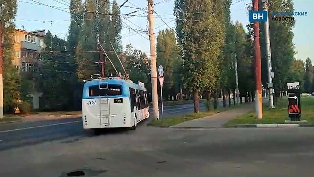 Первые белгородские троллейбусы пустили по улицам Воронежа смотреть онлайн