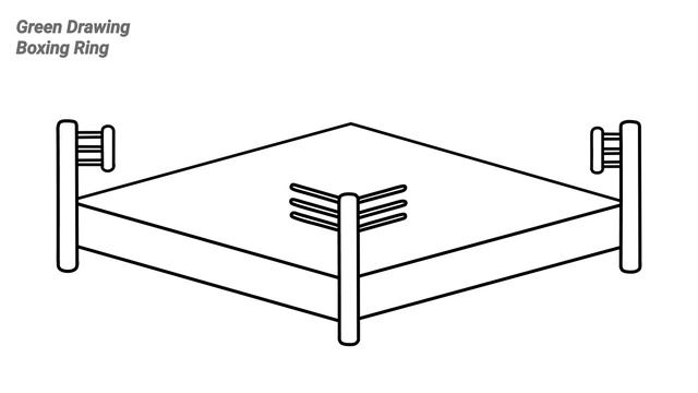 How to draw a Boxing Ring step by step | Drawing wrestling ring easy смотреть онлайн