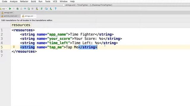 Challenge: Add a New String Resource - Beginning Android Development - Your First Kotlin Android Ap смотреть онлайн