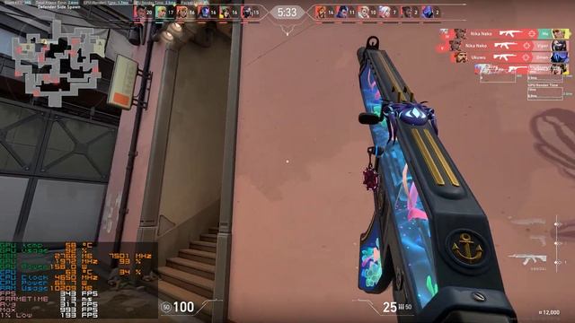 VALORANT : RTX 3060 12 GB + Ryzen 5700X : HIGH MSAA 4X 8X + EFFECTS ON : SPLIT 9 смотреть онлайн