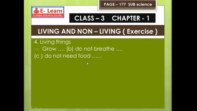CLASS 3 SCIENCE CHAPTER 1 LIVING AND NON LIVING THINGS QUESTION ANSWER смотреть онлайн
