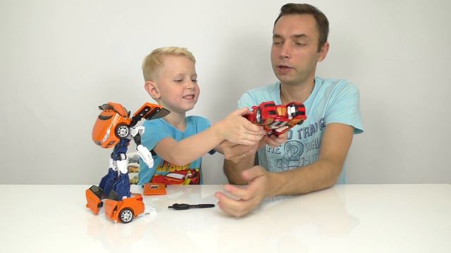 Трансформеры Карбот Робот Угаба трансформируется в гонку Второй робот в Такси смотреть онлайн