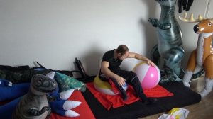 Sit pop 3 intex beachballs