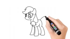 How to Draw Applejack My Little Pony | Как Нарисовать Эпплджек Мой маленький Пони | 怎样画苹果嘉儿简笔画小马宝莉绘