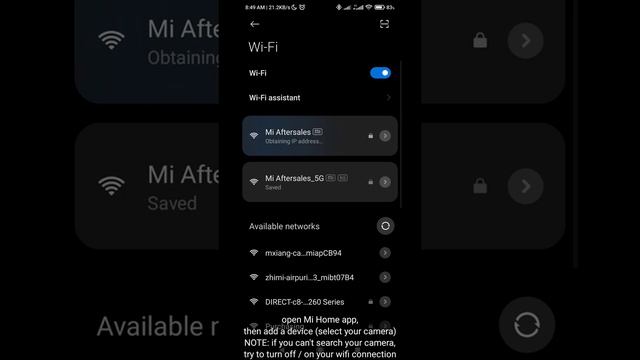 How To Setup Mi Wireless Outdoor Security Camera 1080p (manual Pairing) With Mi Home App