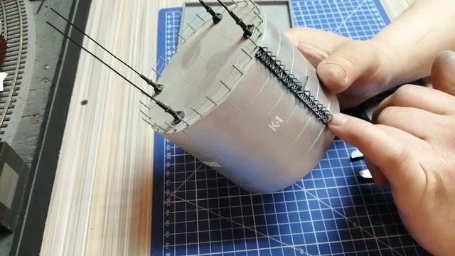 Ёмкость для хранения топлива в масштабе 1 :87 смотреть онлайн