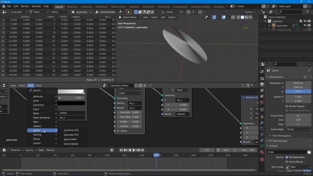 Blender 2.93 Geometry Nodes Tutorial: Looping Rings смотреть онлайн