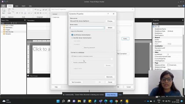 Data Connectivity using MS SQL Server in PBI Report Builder | By- Raksha Gangwal | смотреть онлайн