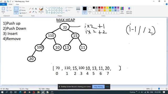 Heap Data Strucutre | Priority Queue | Heap Tree | Min Heap | Max Heap | Insert | Delete | Hindi | смотреть онлайн