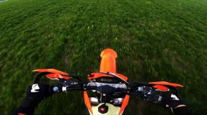 Катаюсь на KTM EXC 300 под классику