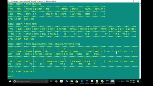 Part-9 : READING DATA FROM DATABASE | VIEW MARKSHEET ON CONSOLE | PYTHON PROJECT | BY NBC смотреть онлайн