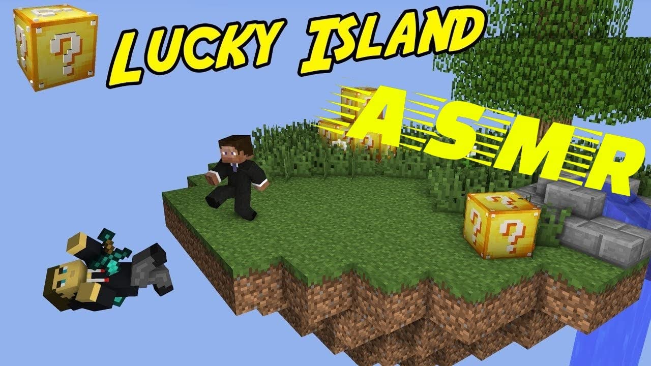 ASMR Minecraft Lucky Island Winning 2 Times in a Row смотреть онлайн