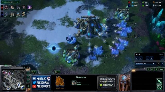 Экспресс-прокачка в StarCraft 2: Победа любой расой за 5 минут смотреть онлайн